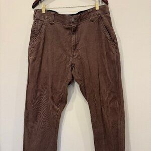 CAT Workwear Corduroy Pants Brown 36x30 Men’s Utility Work Pants Stretch Cotton